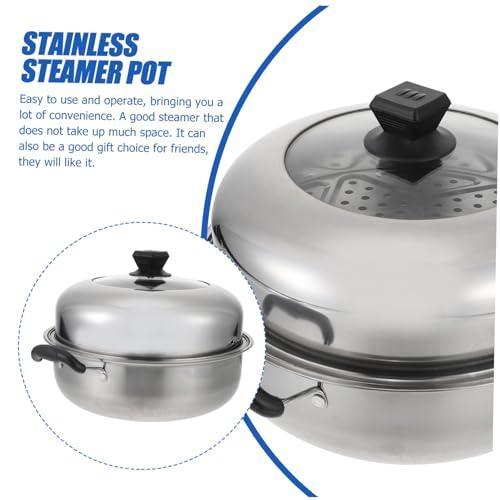 【並行輸入品】DECHOUS 2 Sets Pot Stainless Steel Cookware Non Stick Cooking Ut_4
