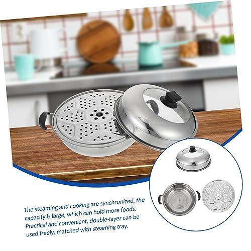 【並行輸入品】DECHOUS 2 Sets Pot Stainless Steel Cookware Non Stick Cooking Ut_7