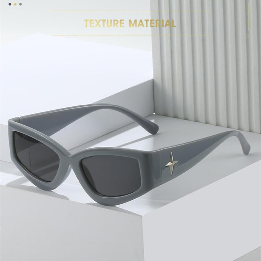 【並行輸入品】[MUTYNE] キャットアイサングラス レディース ヴィンテージ メンズ サングラス トレンディなスタイル ヒップホップ ゴーグの画像
