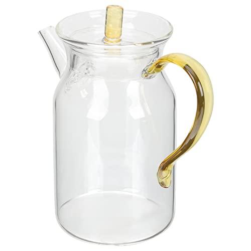 【並行輸入品】PRETYZOOM Glass Teapot Glass Pitcher Tea Pots for Loose Tea Infu_1