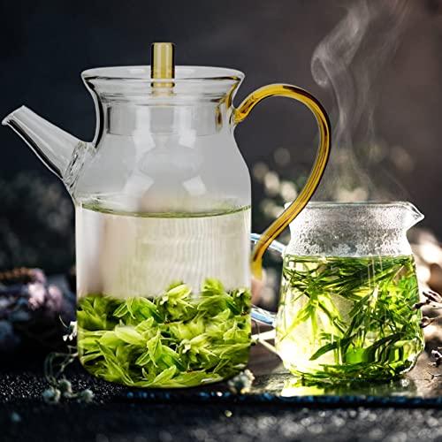 【並行輸入品】PRETYZOOM Glass Teapot Glass Pitcher Tea Pots for Loose Tea Infu_7