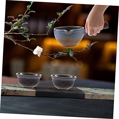 【並行輸入品】BESPORTBLE Ceramic Side Handle Jug Chinese Tea Pot Porcelain Tea_7