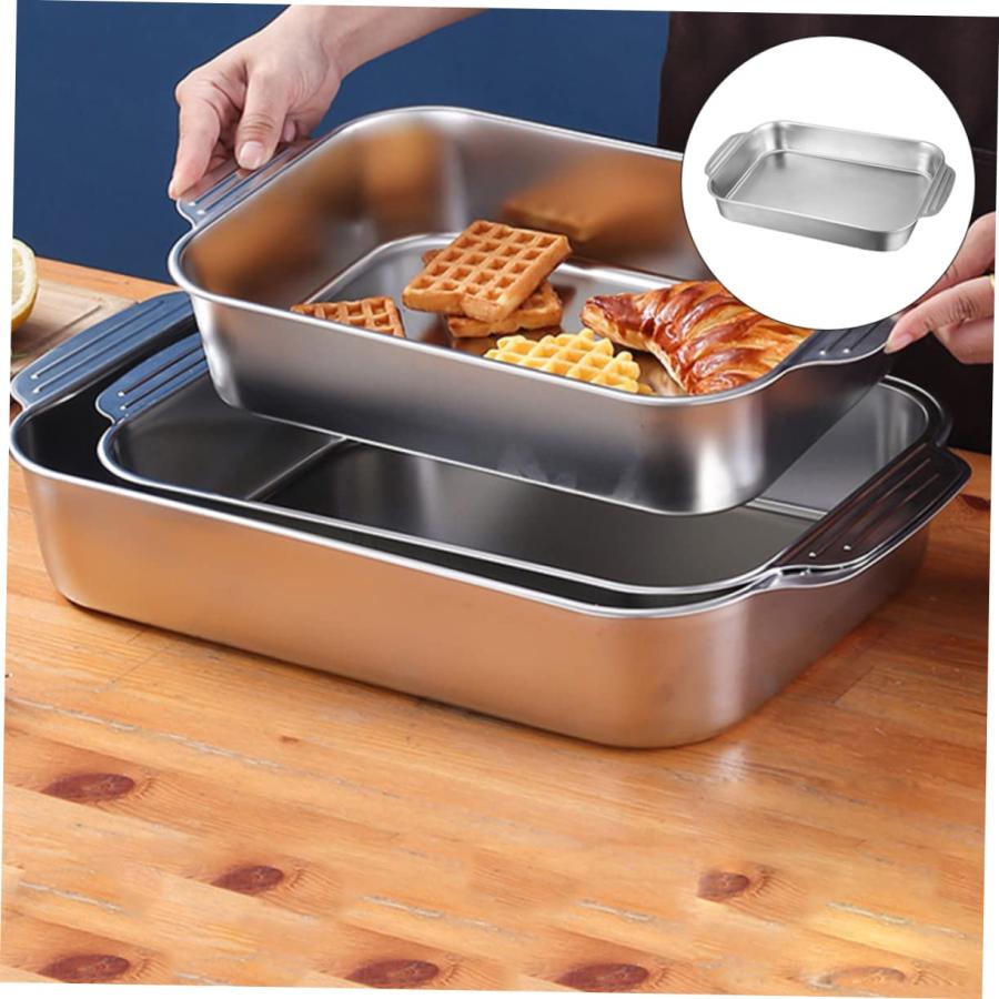 【並行輸入品】NAMOARLY Amphora Grilled Fish Plate Stainless Steel Steamer Housの画像