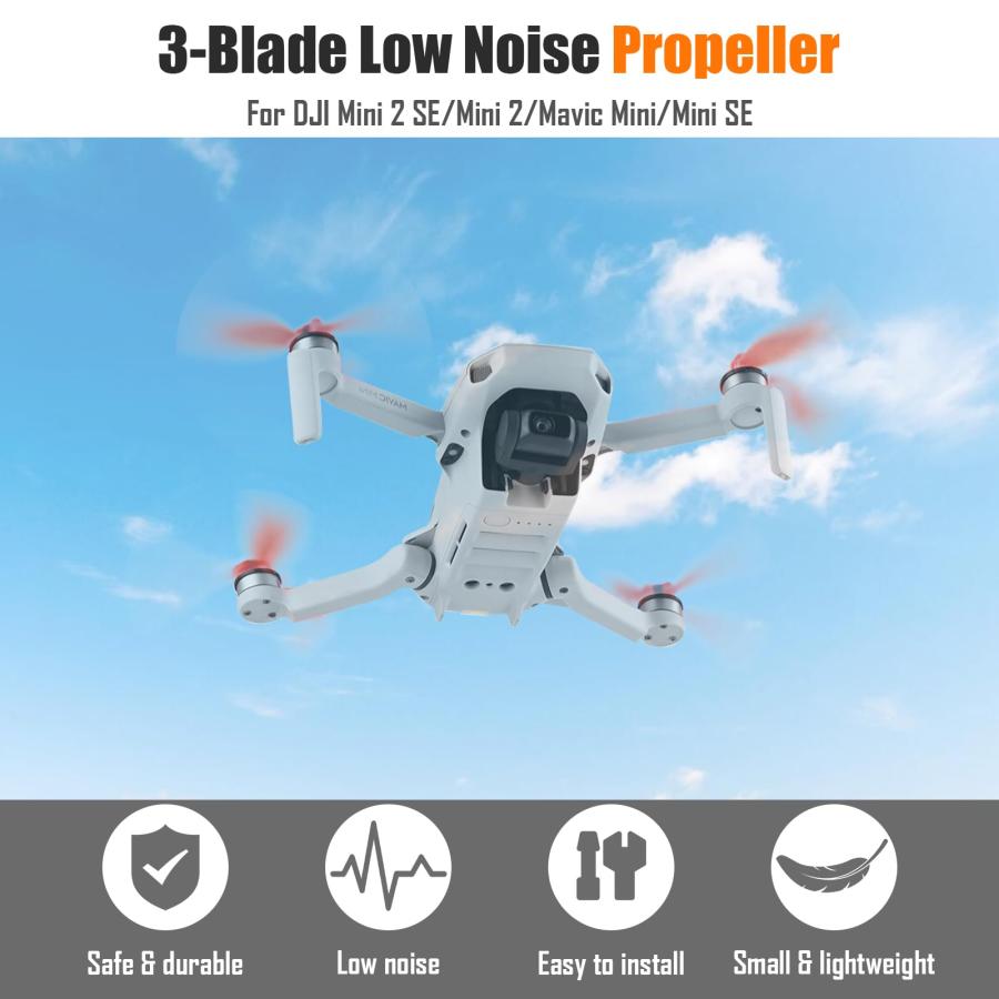 並行輸入品】iEago RC 3枚羽根プロペラ DJI Mini 2 SE/Mini 2