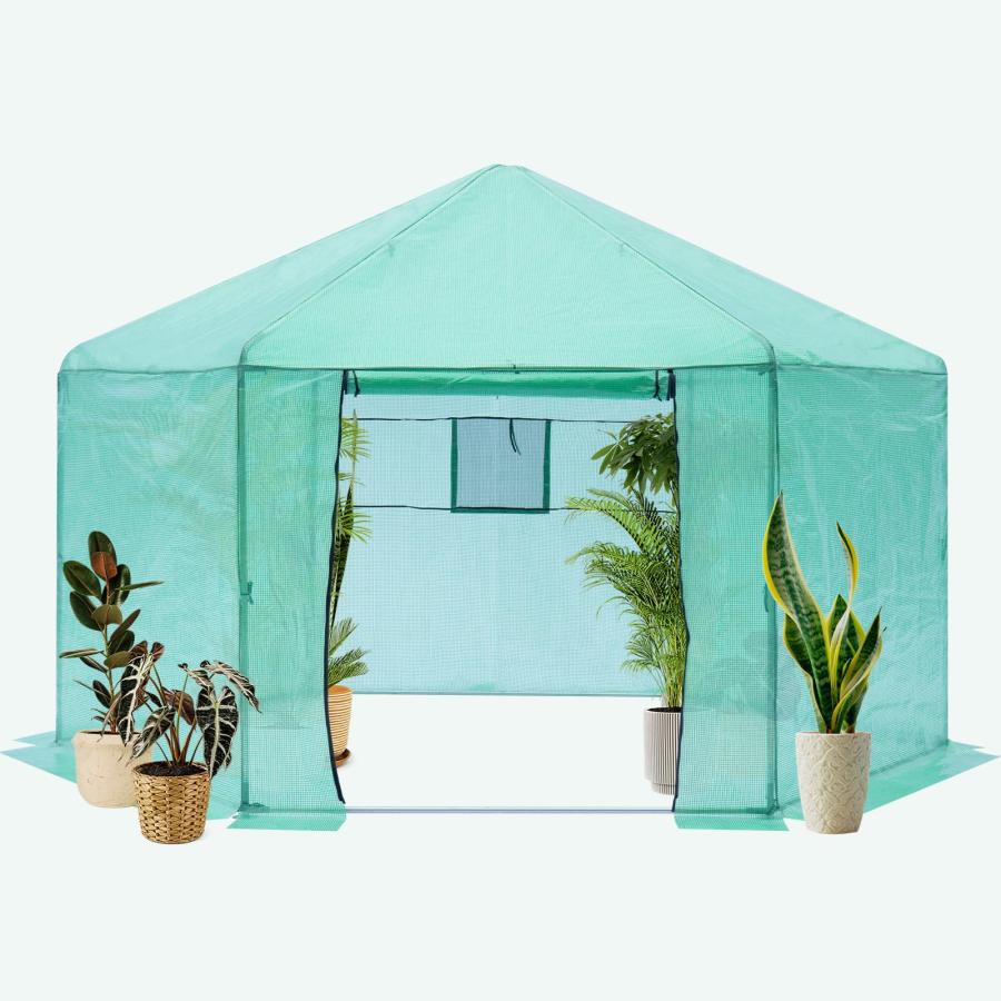 並行輸入品】Greenhouse for Outdoors Greenhouse Walk in Green