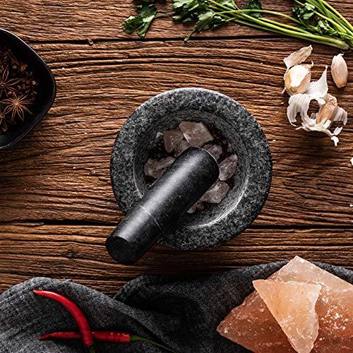 【並行輸入品】Pestle and Mortar   Granite Stone Pestle and Mortar Set for Crusの画像
