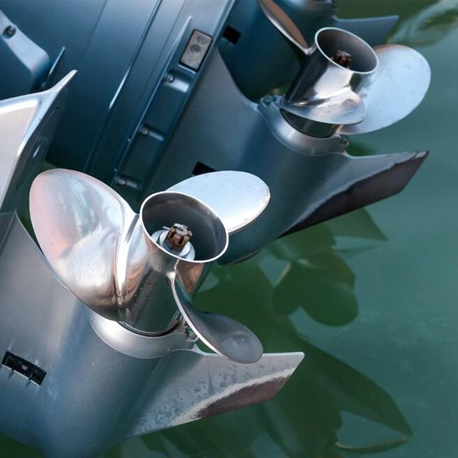 【並行輸入品】UNUBIFK Outboard Engine Propeller, 4 Blades 19 Pitch RH Propelle_9