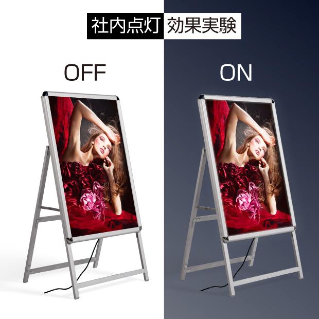 BESTSIGN グリップ式 LEDスタンド看板(W640×H1225mm)A1サイズ BESTSIGN グリップ式 LEDスタンド看板(W640×H1225mm)A1サイズ