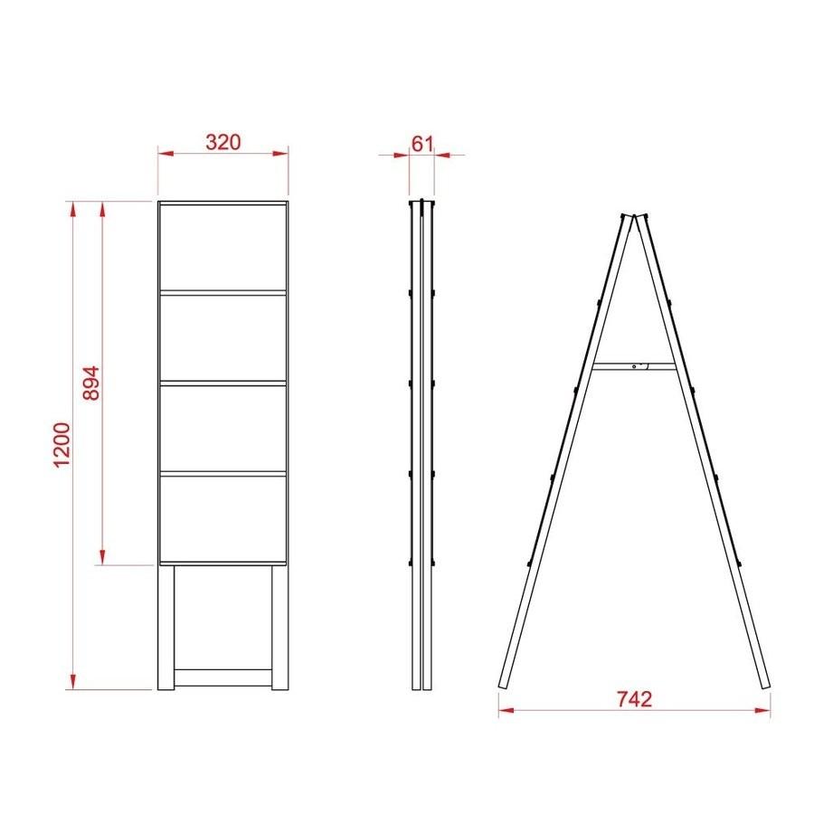 BESTSIGN（ベストサイン） カードケーススタンド A4サイズ 1列 4段