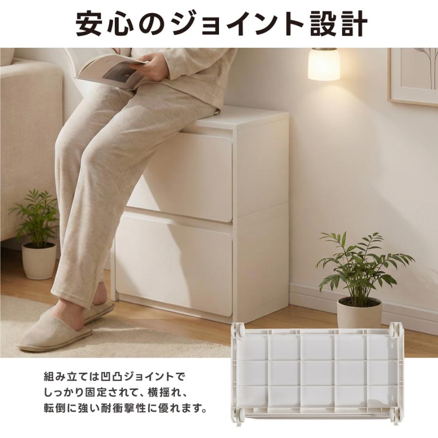 2段式収納ケース 楽天市場】収納ボックス NW 2段 ふた付き （ フタ付き プラスチック