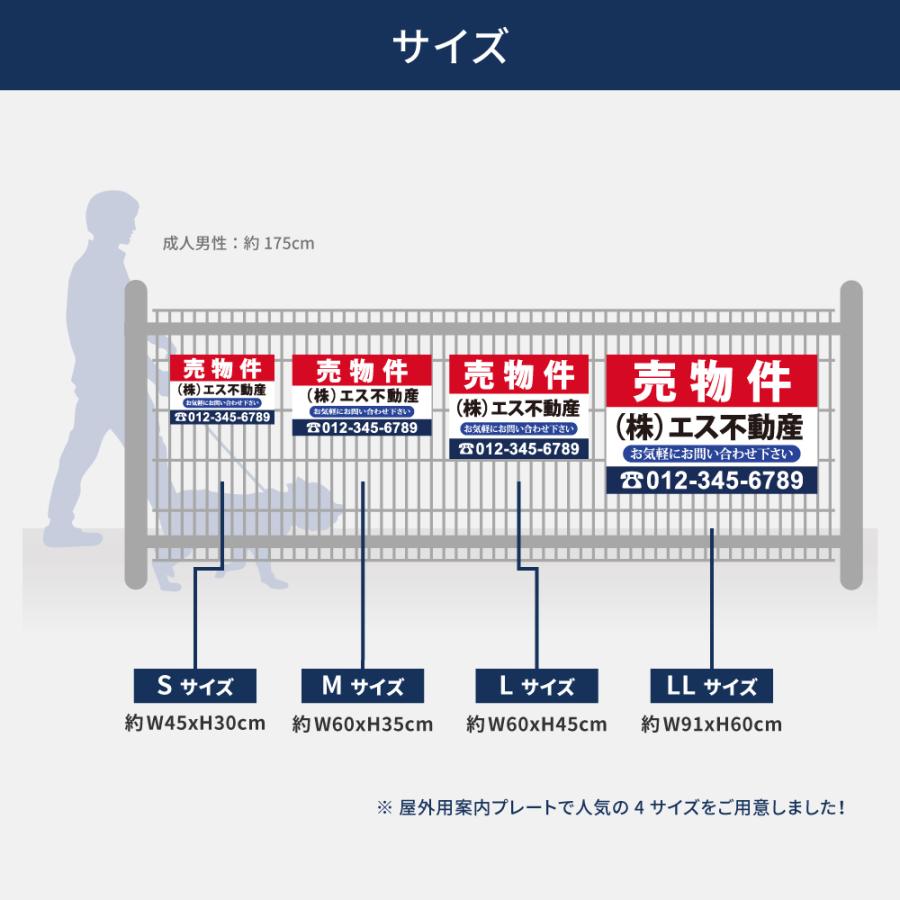 【社名・電話番号入れ対応】「売物件」 不動産 管理看板 募集看板  広告 契約 会社 お店 店舗 電話番号 売物件 新築 売地看板 fds-08爆買 |  | 04