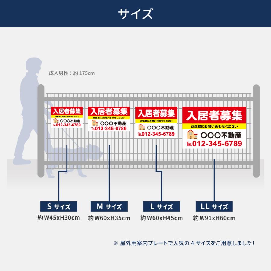 【社名・電話番号入れ対応】「入居者募集」 不動産 管理看板 募集看板  広告 契約 会社 お店 店舗 電話番号 売物件 新築 売地看板 fds-25爆買 |  | 04
