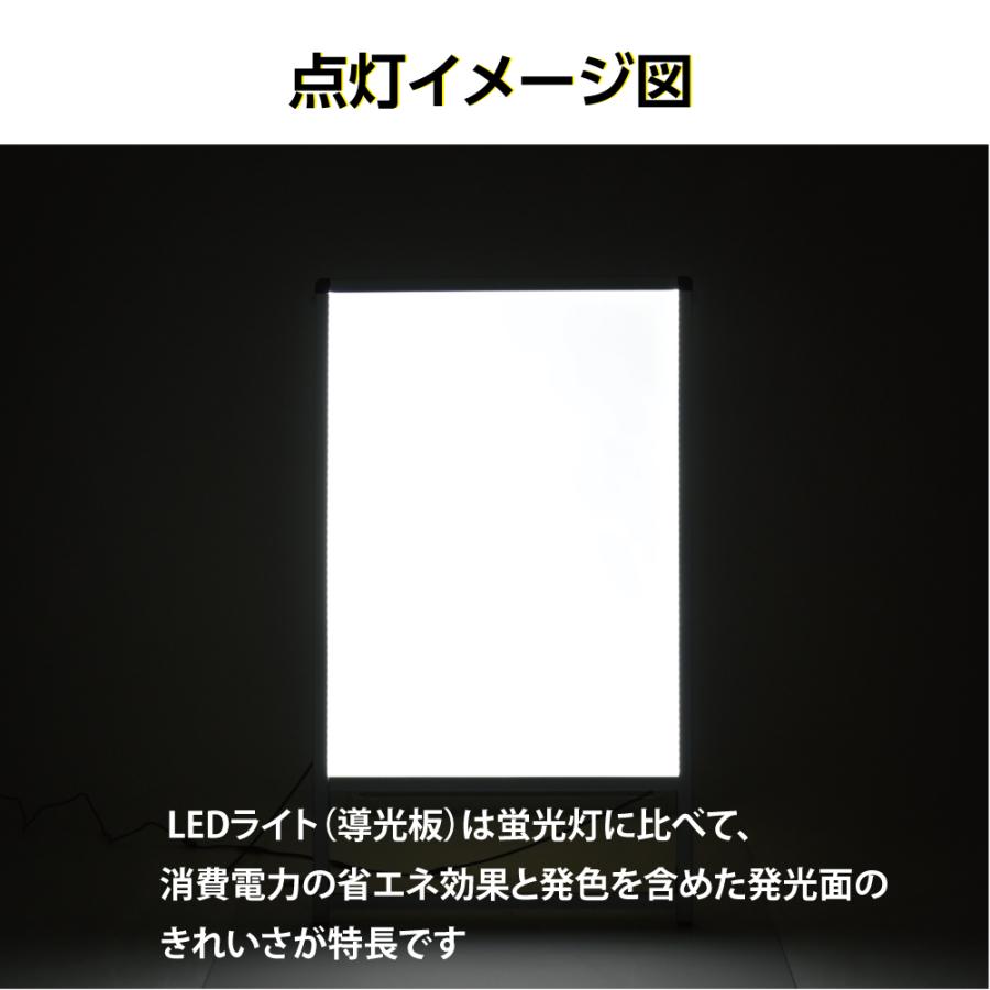 LED電飾A型スタンド看板 両面 点灯確認済み BESTSIGN（ベストサイン） 【送料無料】電飾看板 LEDパネル A型看板