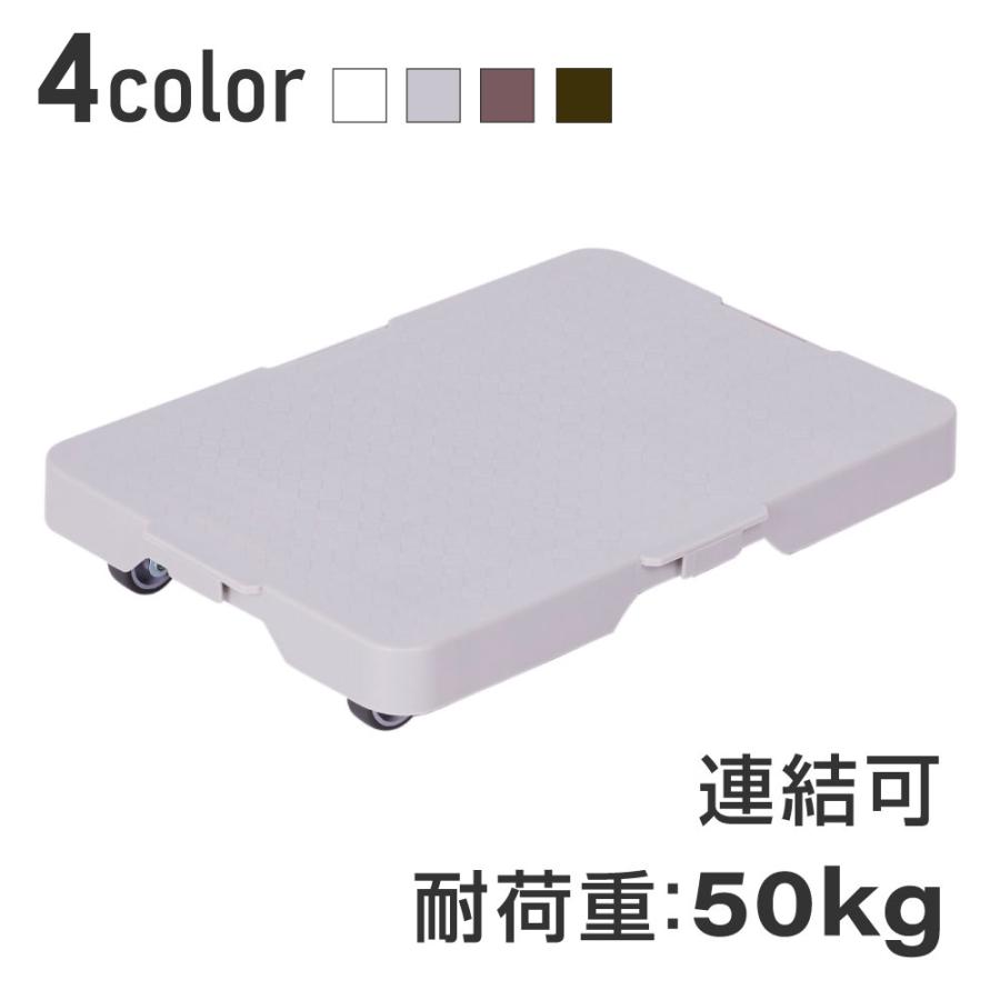 BESTSIGN（ベストサイン） 縦にも横にも連結できる 平台車 耐荷重50kg