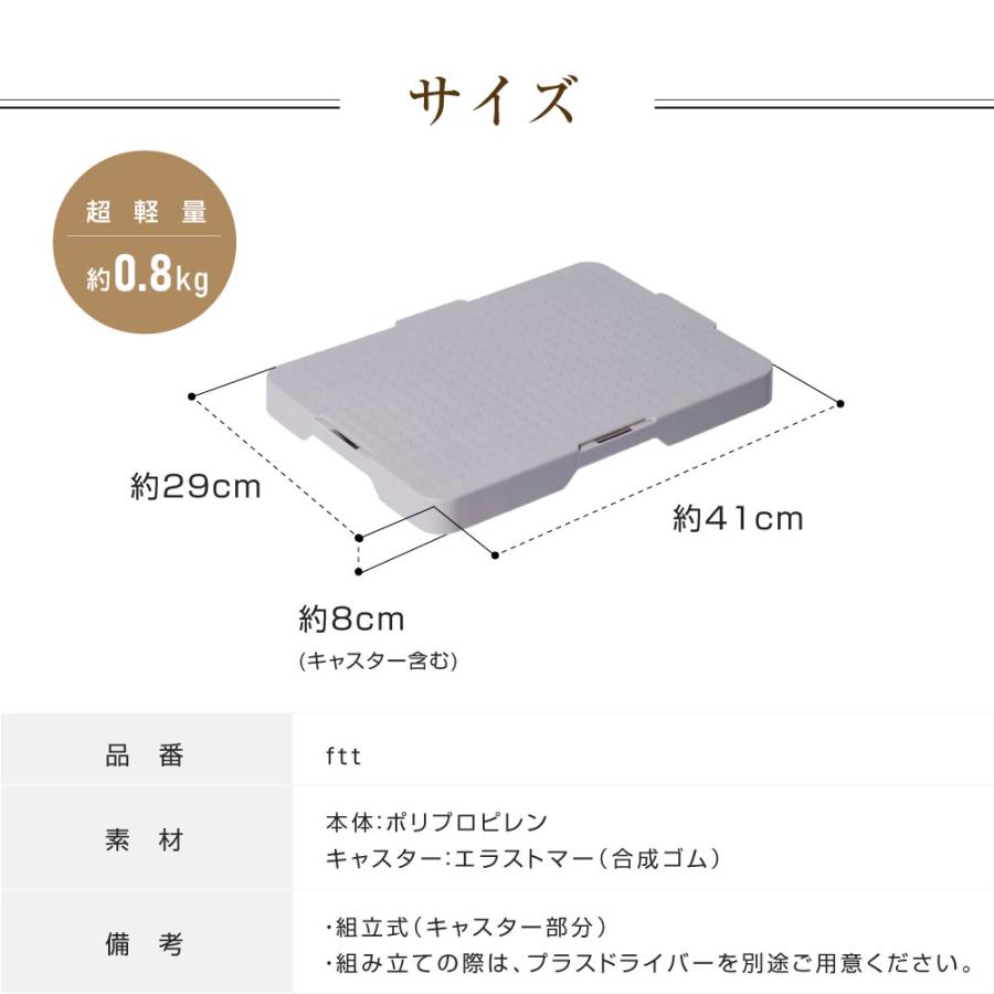 BESTSIGN（ベストサイン） 縦にも横にも連結できる 平台車 耐荷重50kg