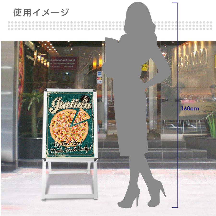 BESTSIGN アルミ製A型スタンド看板 A2サイズ両面 四辺開閉式 BESTSIGN アルミ製A型スタンド看板 A2サイズ両面 四辺開閉式