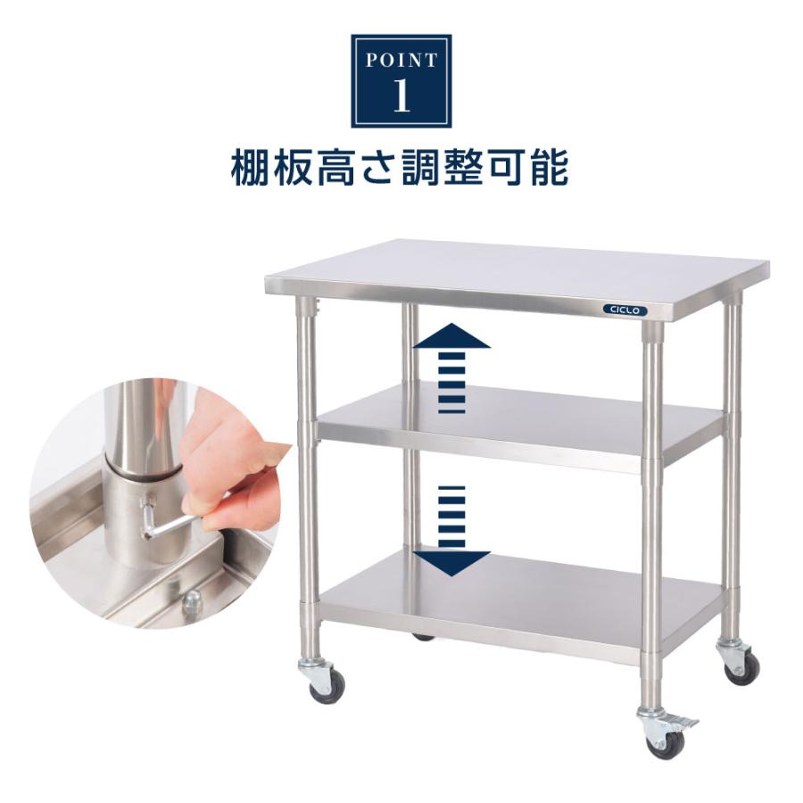 BESTSIGN（ベストサイン） 日本製造 ステンレス製 業務用 キャスター