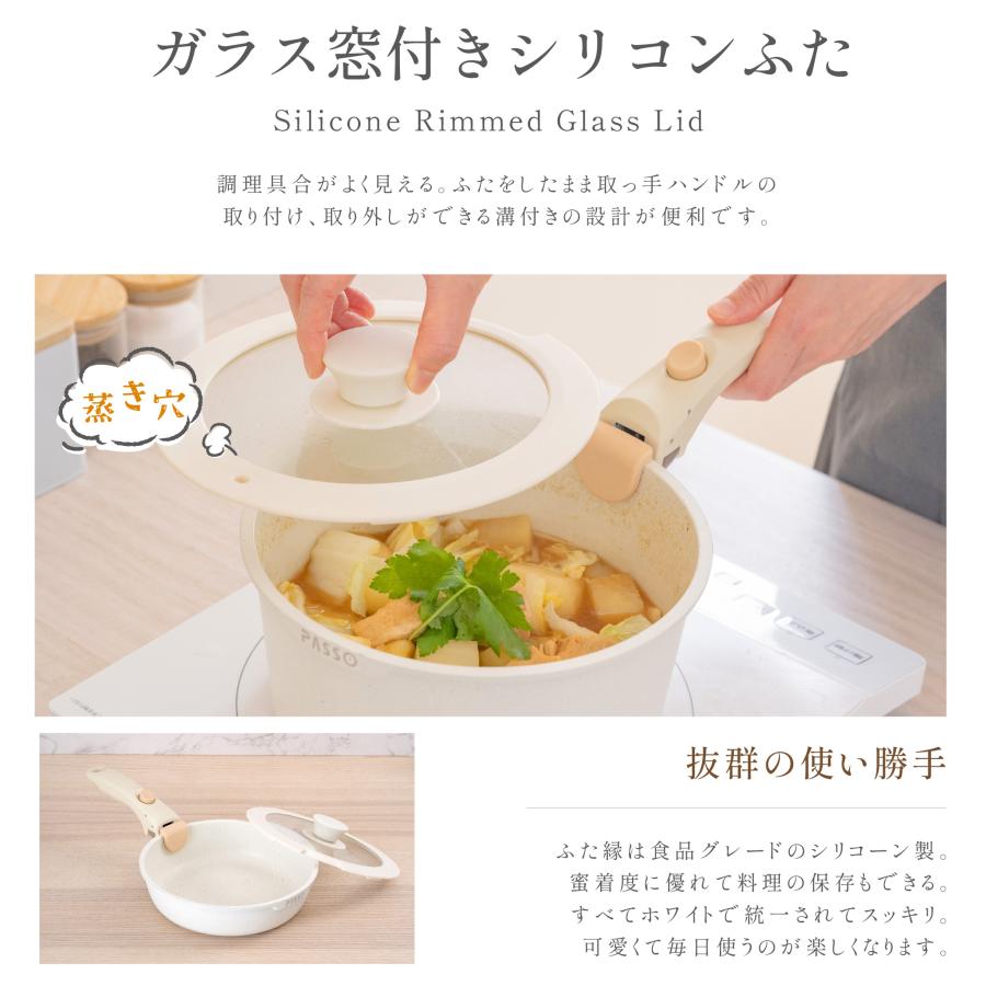 BESTSIGN フライパン セット ih 11点 IH〜ガス火対応 取っ手が
