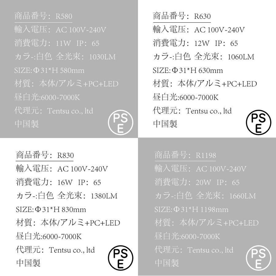 LED蛍光灯（30Wタイプ）100V直結 360度発光 ホルター付き可能 昼光色6500K 消費電力12W（R630）【送料無料】爆買 | BESTSIGN | 01