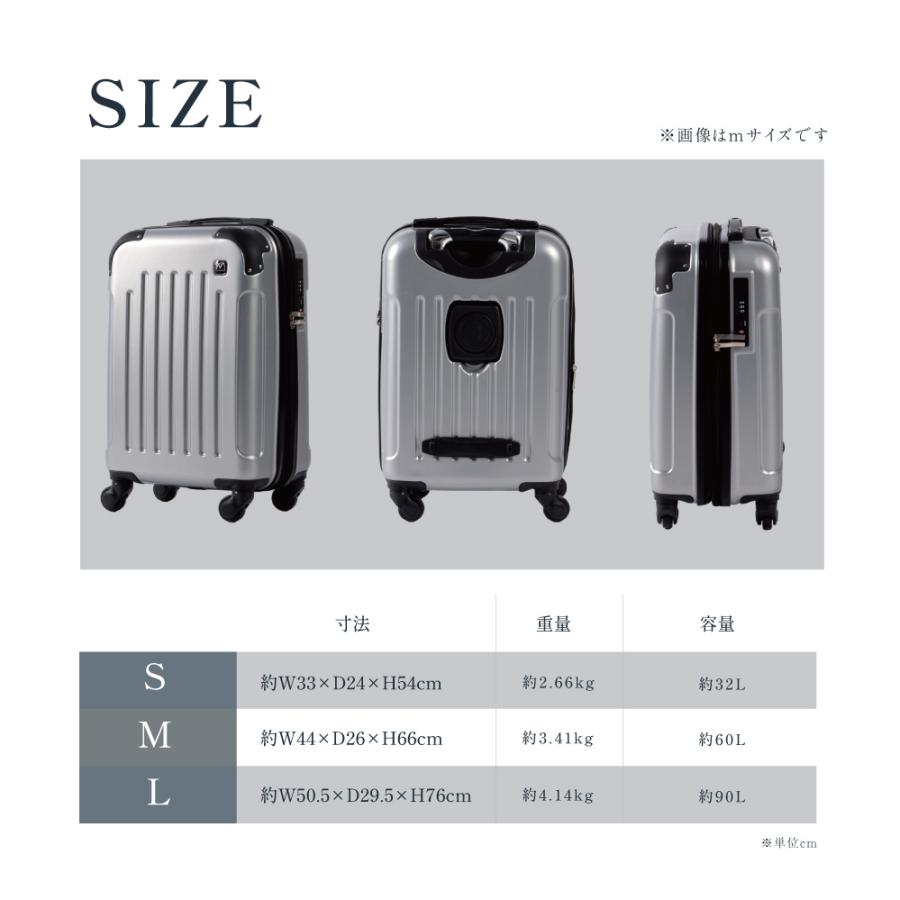 BESTSIGN スーツケース キャリーケース Sサイズ 機内持込 32L