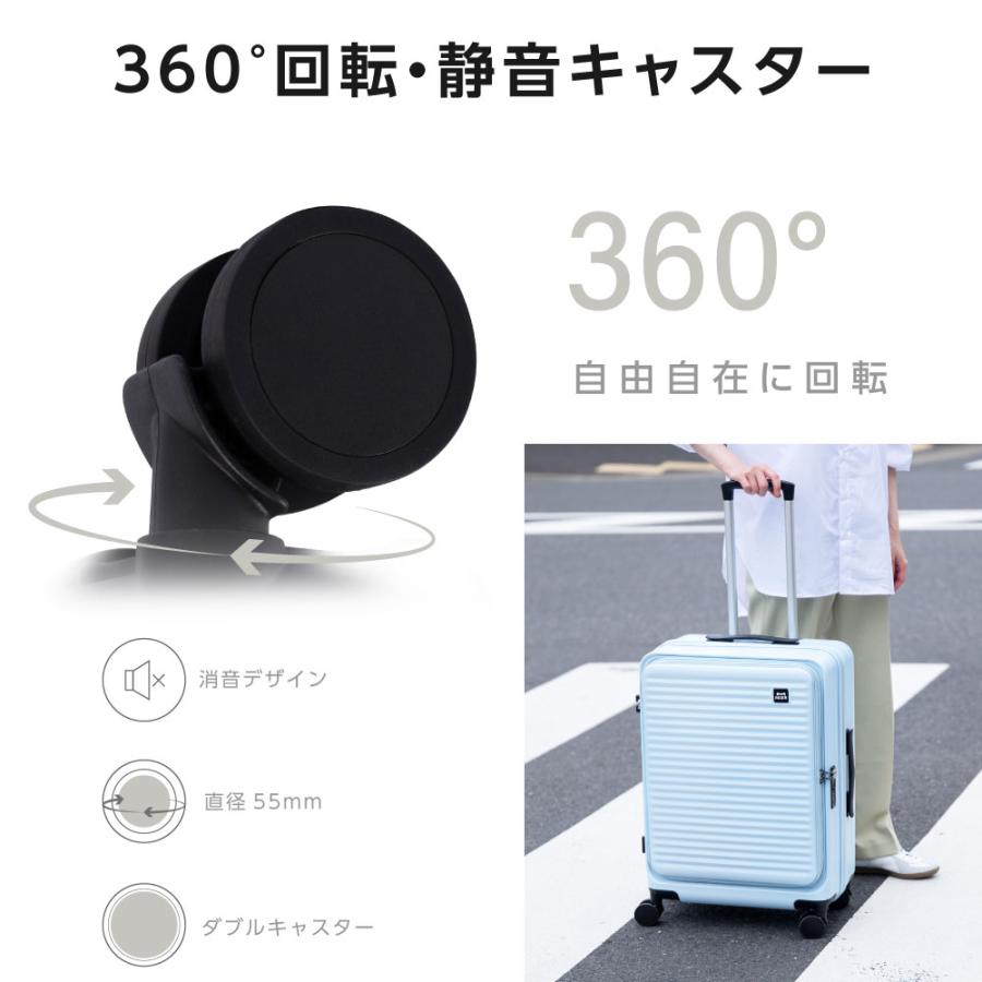BESTSIGN（ベストサイン） 前開き スーツケース キャリーケース M