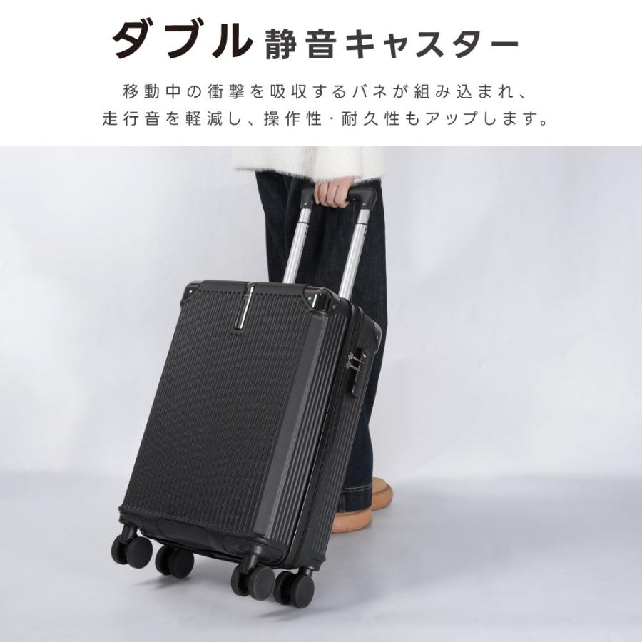 スーツケース 機内持ち込み 拡張機能付 隠しフック付き キャリーケース 黒 Ｓ Amazon | [Ashard] スーツケース 隠しフック付き キャリーケース