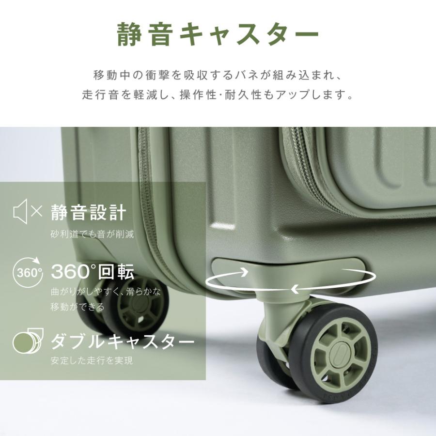 スーツケース キャリーケース キャリーバッグ Sサイズ 収納ポケット