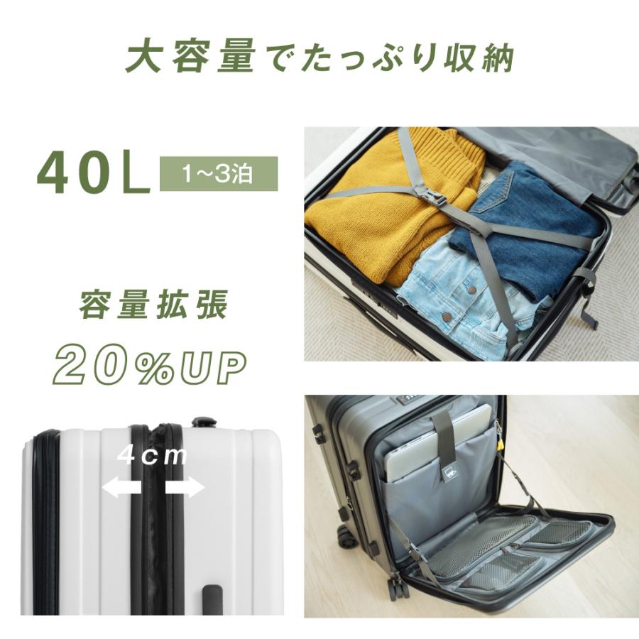 スーツケース キャリーケース キャリーバッグ Sサイズ 収納ポケット