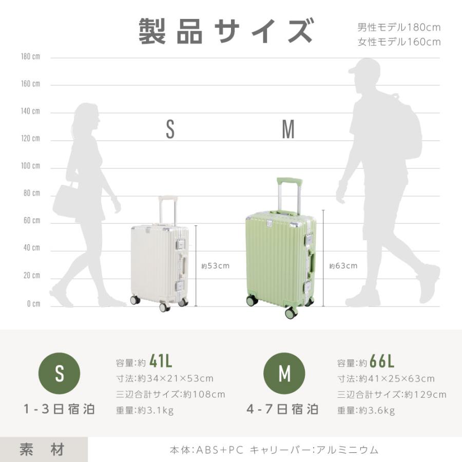 スーツケース フレームタイプ USBポート付き キャリーケース Sサイズ 5カラー選ぶ カップホルダー付き 1-3日用 軽量設計 大容量 多収納ポケット sc814-20｜bestsign｜18