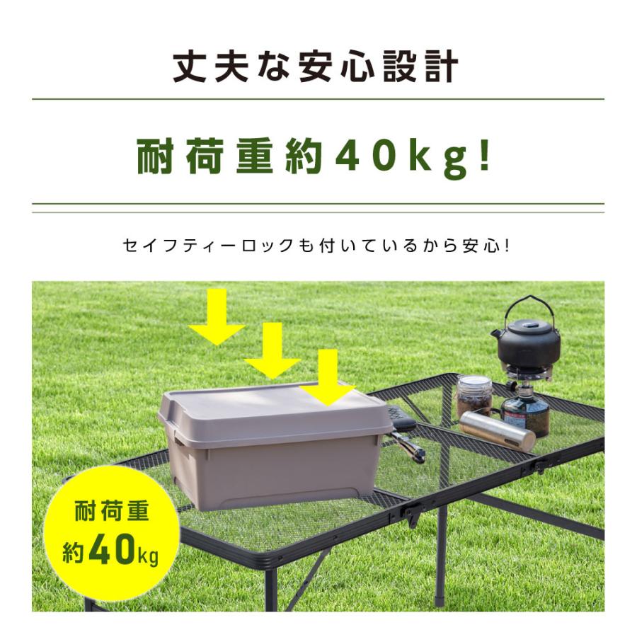 South Light アウトドア テーブル 2way 耐荷重40kg 三つ折り South Light アウトドア テーブル 2way 耐荷重40kg 三つ折り
