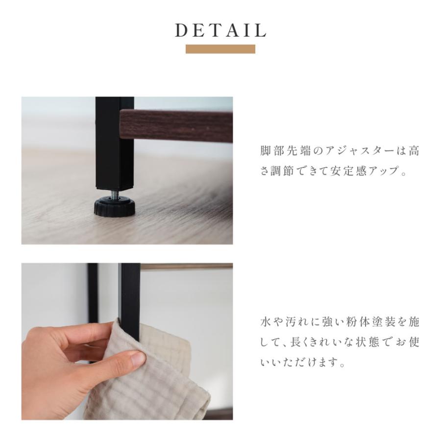 BESTSIGN（ベストサイン） ハンガーラック シンプル ポールハンガー 幅