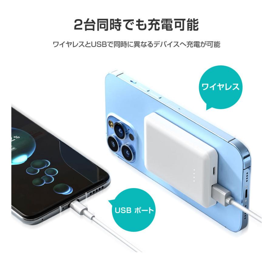 BESTSIGN モバイルバッテリー 5000mAh 大容量 18W急速充電 2台