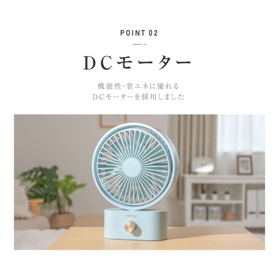 卓上扇風機 小型 左右首振り 風量10段階調整 usb 充電 コンパクト ミニ扇風機 ポータブル 7枚羽根 角度調節 携帯  軽量 寝室 シンプル アウトドア xr-df228爆買 | BESTSIGN | 07