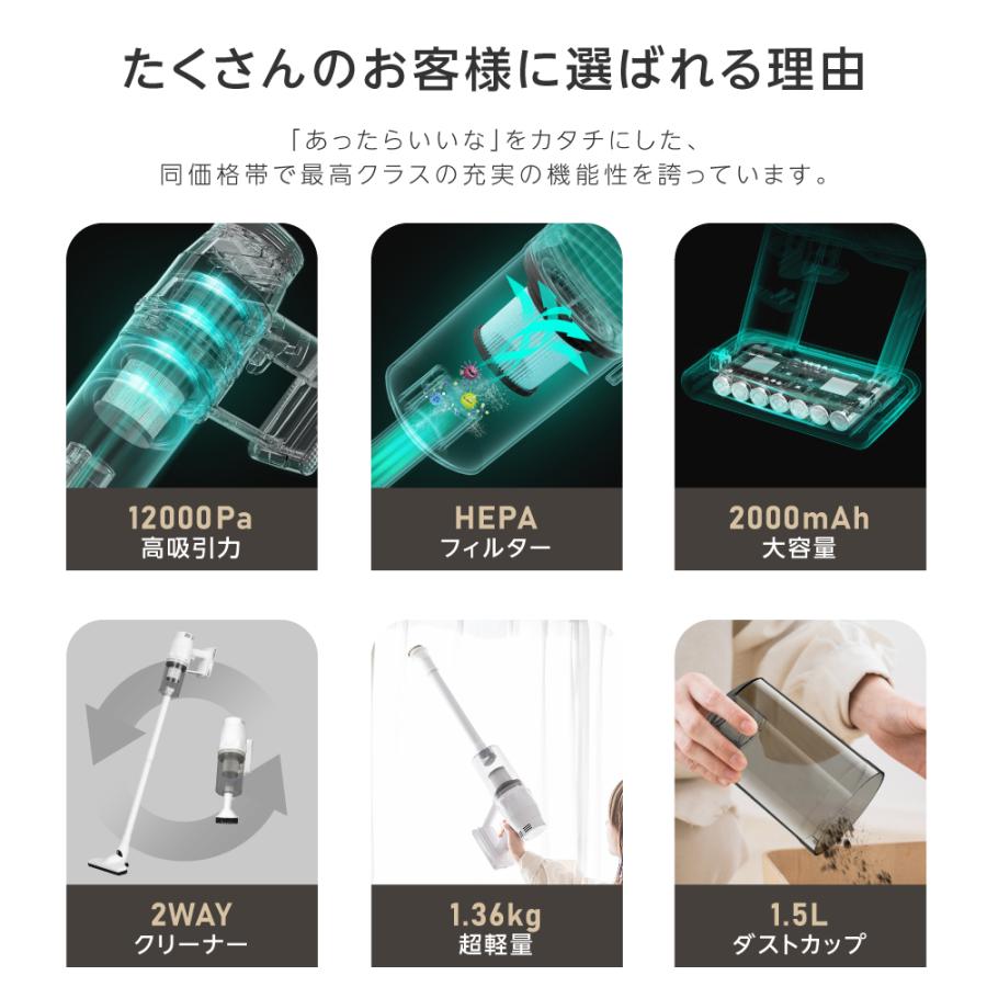 BESTSIGN 掃除機 サイクロン コードレス 2WAY ハンディー BESTSIGN 掃除機 サイクロン コードレス 2WAY ハンディー