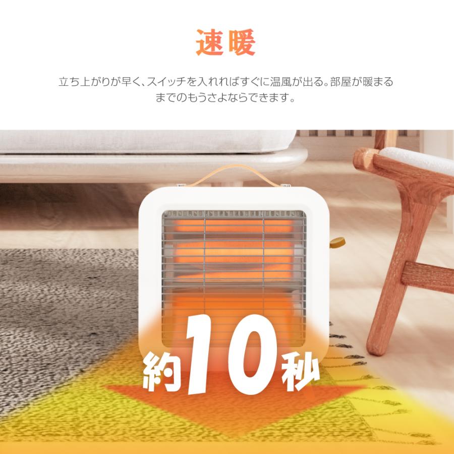 BESTSIGN（ベストサイン） ヒーター 小型 電気ヒーター 速暖 電気