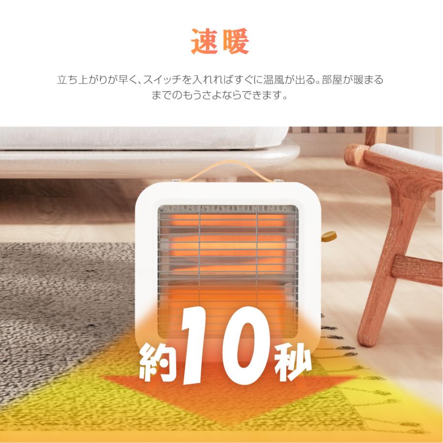 BESTSIGN（ベストサイン） ヒーター 小型 電気ヒーター 速暖 電気