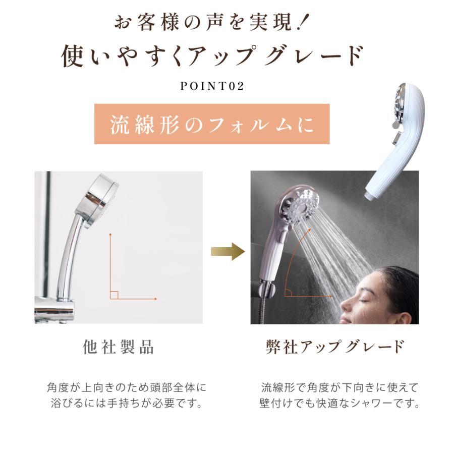 シャワーヘッド スキンケア 節水 高洗浄力 手元止水 うるおい 美肌
