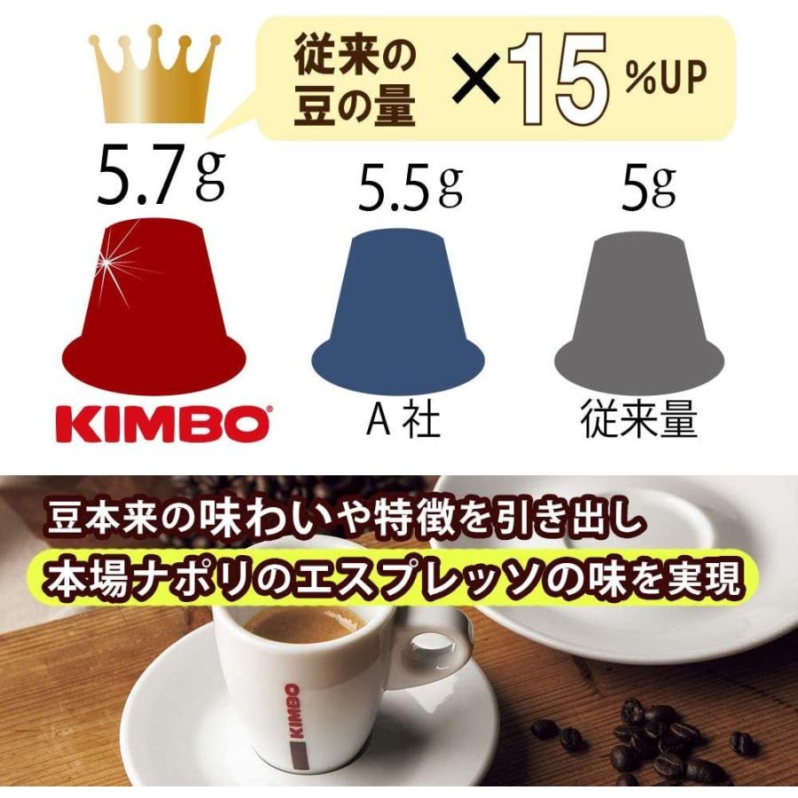 キンボ コーヒー カプセル ネスプレッソ アルモニア インテンソ ナポリ 互換 3種 3箱セット|bestsmil|05
