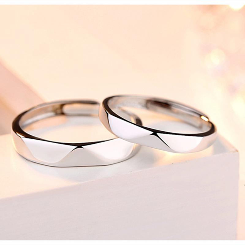 ペアリング シンプル ペア 恋人 カップル 永遠の誓い リング バレンタインデー 結婚指輪 恋人 レディース メンズ シルバー925 ギフト フリーの画像