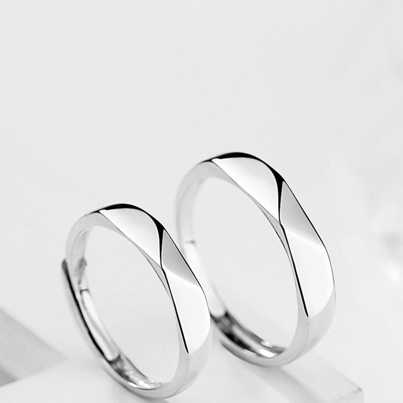 ペアリング シンプル ペア 恋人 カップル 永遠の誓い リング バレンタインデー 結婚指輪 恋人 レディース メンズ シルバー925 ギフト フリーの画像