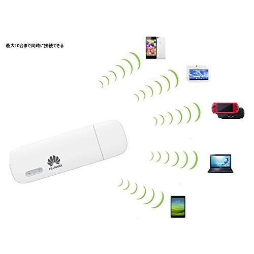 未使用品]SIMフリーWiFiルーター Huawei E8231 (wifi内蔵USB型ドングル 