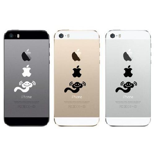 iPhone Deco りんごマークの周りに貼るステッカー for SE/5S/5C