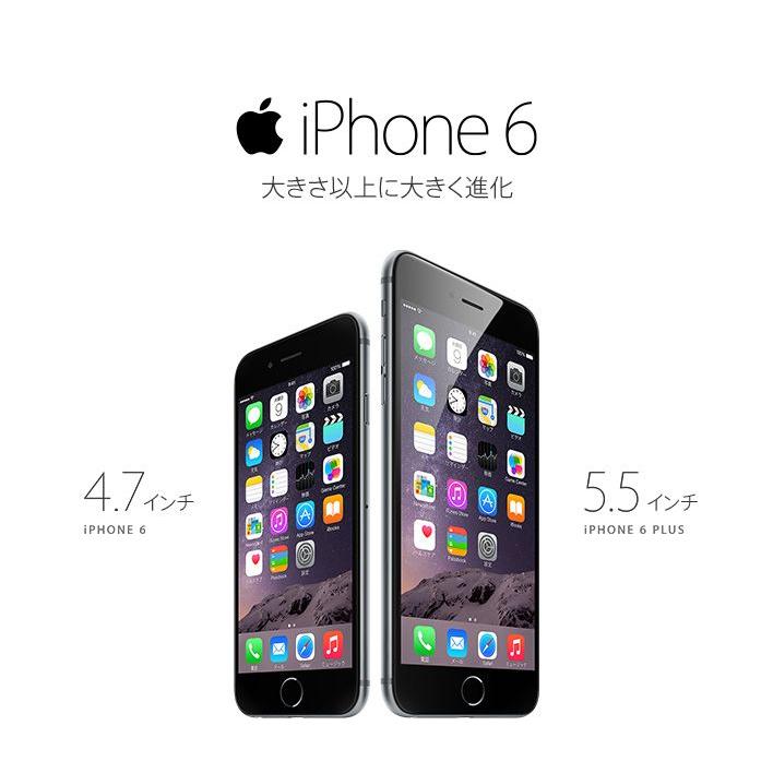 Apple 海外SIMシムフリー版 Apple iPhone6Plus(5.5インチ)スペース