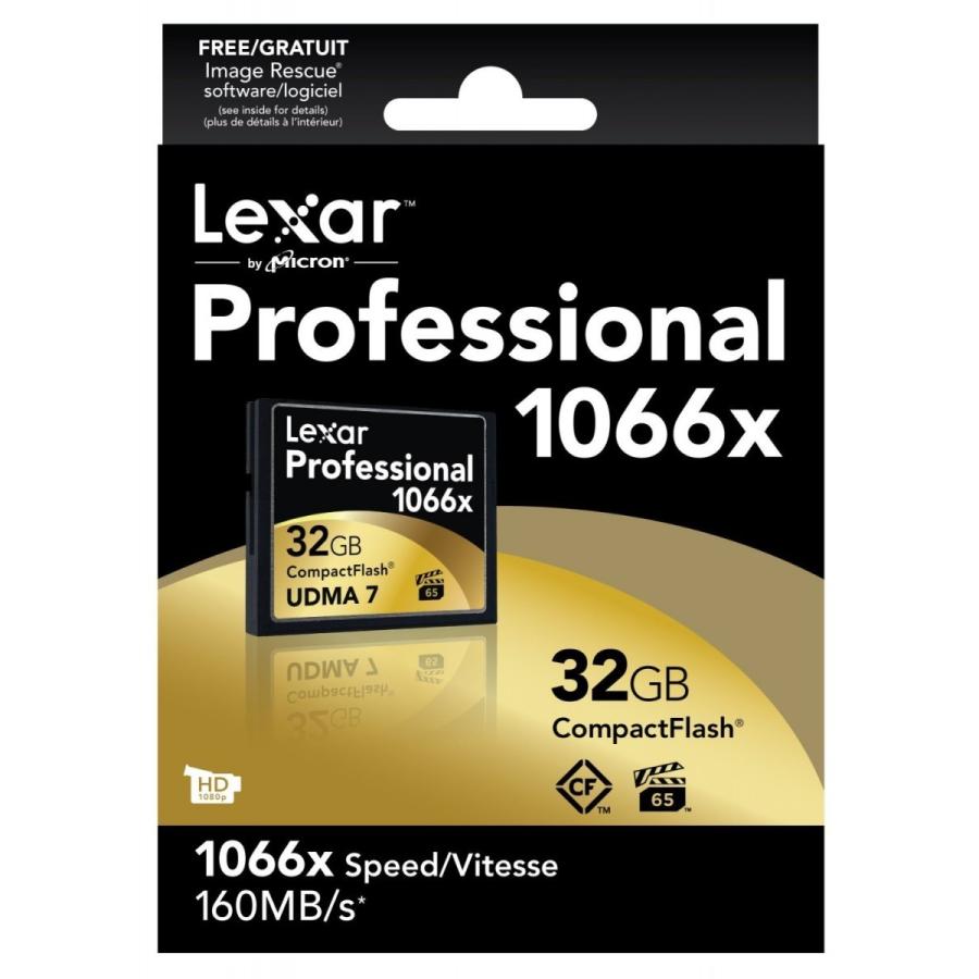 [訳あり特価！箱潰れあり] LEXAR Professional CFカード 32GB 1066倍速(160MB/秒) UDMA7 LCF32GCRBNA1066[送料無料]｜bestsupplyshop｜02