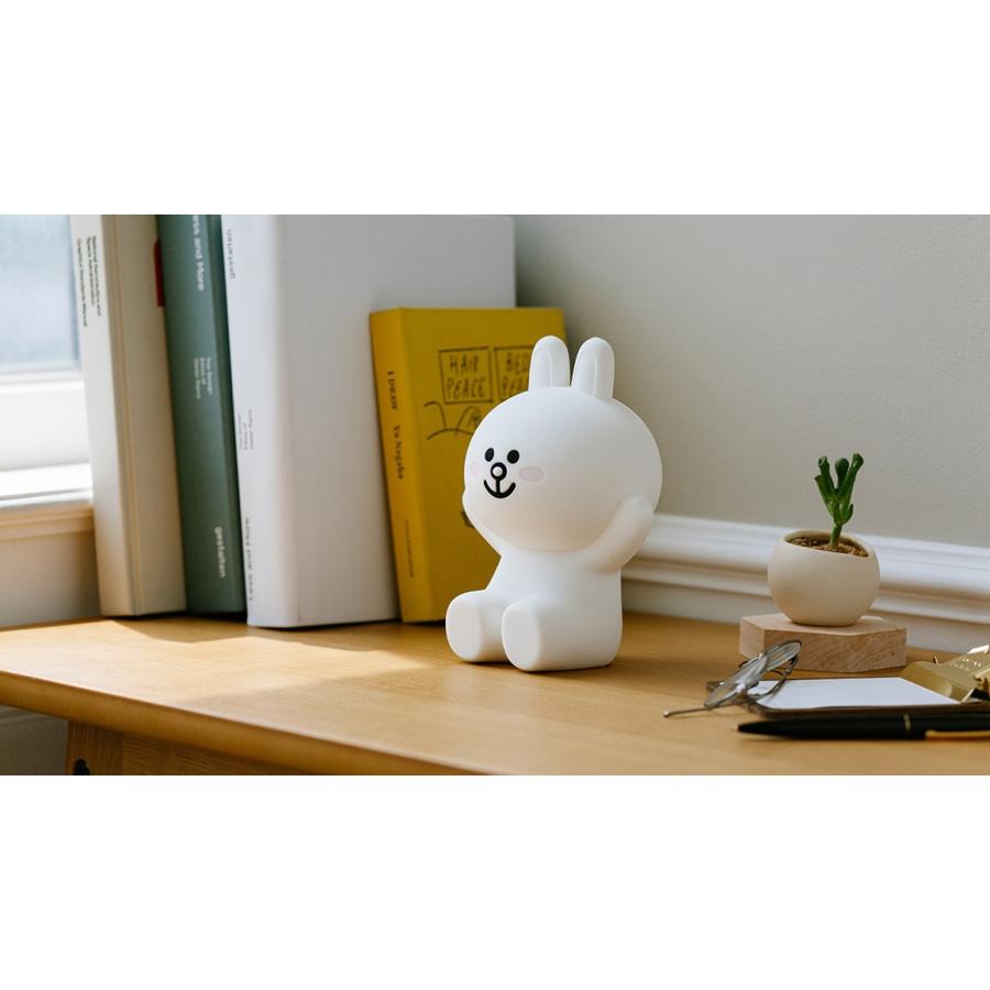 LINE キャラクター コニー ランプ フィギュアLEDランプ LINE FRIENDS フィギュアLEDランプ ハグミー HUG ME (充電式デスク