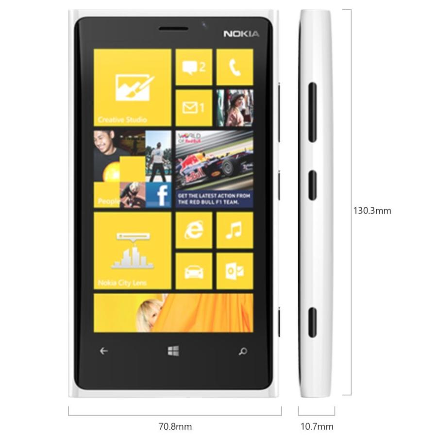 新品 Nokia Lumia 920 LTE版 ホワイト白 日本語対応Windows8 OS SIMフリー海外SIMシムフリー｜bestsupplyshop