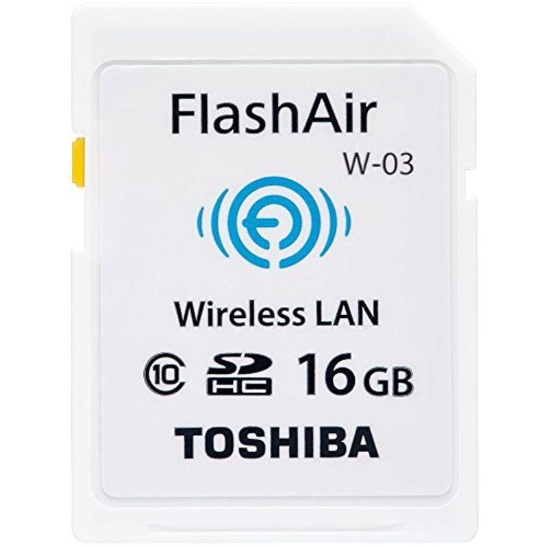 爆買い！ FlashAir 無線LAN搭載 TOSHIBA SDHCカード SD-WE016G (国内正規品) 日本製 Class10 16GB SDカード