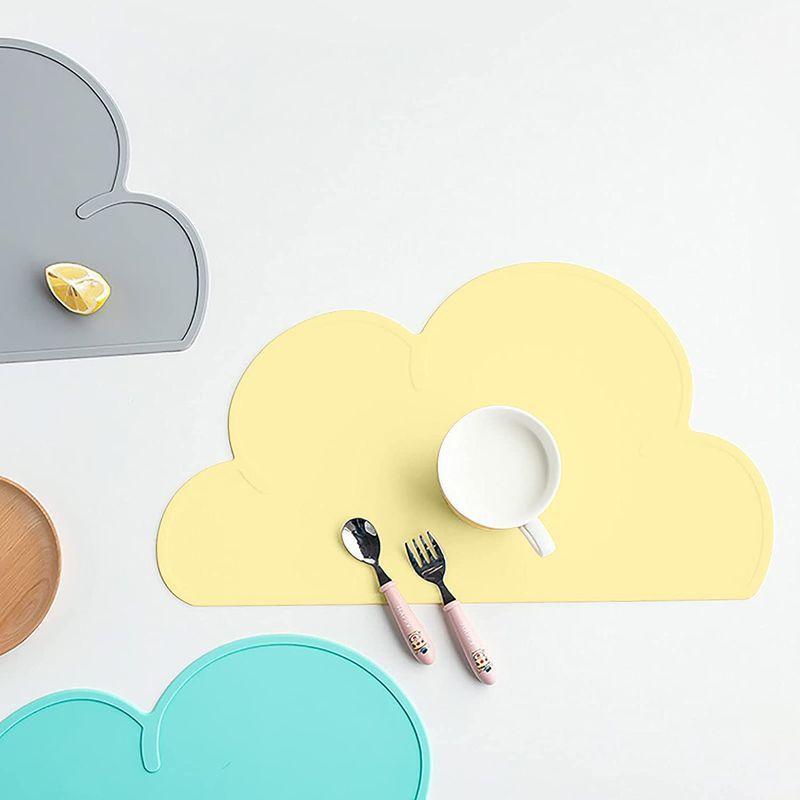 新品登場 Reles ランチョンマット キッズ シリコン 雲 北欧 小学生 幼稚園 赤ちゃん 子供用 可愛い おしゃれ 離乳食 食洗機対応 出産祝い Babylonrooftop Com Au