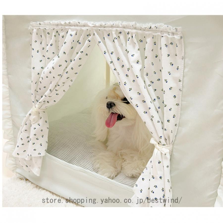 通気 猫 テント 室内 猫ハウス ペットテント ペットベッド テント型 猫小屋 犬小屋 猫ベッド 取り外し可能 洗える 通年 キャットハウス ドッグハウス 暖かい｜bestwind｜10
