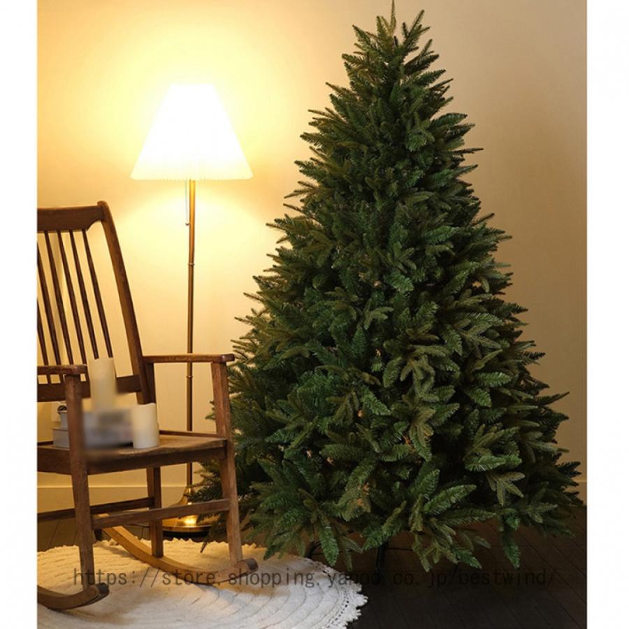 クリスマスツリー 特大 針葉樹 おしゃれ 北欧 まるで本物 ドイツトウヒツリー オーナメント飾り ヌードツリー クリスマスツリー スリム プレゼント クリスマスツリー